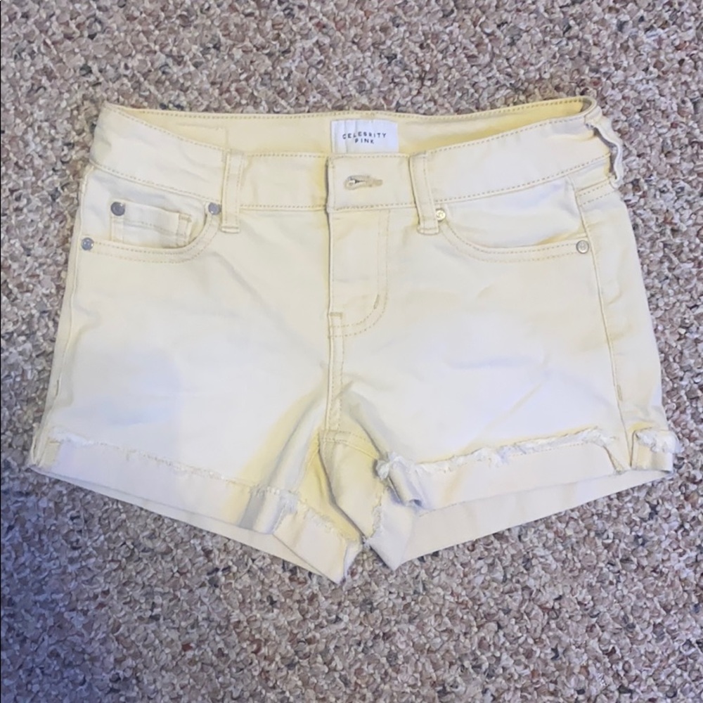 yellow celebrity pink shorts